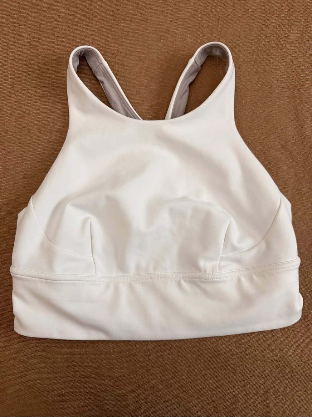 lululemon athletica White High-Neck Sports Bra